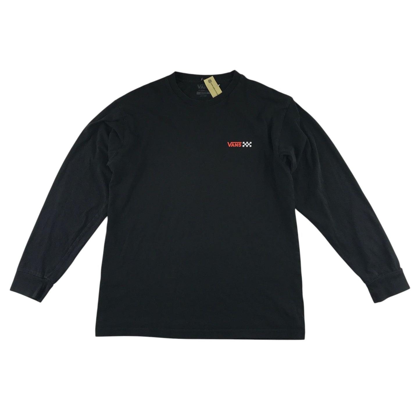 Vans size M black long sleeve cotton t-shirt