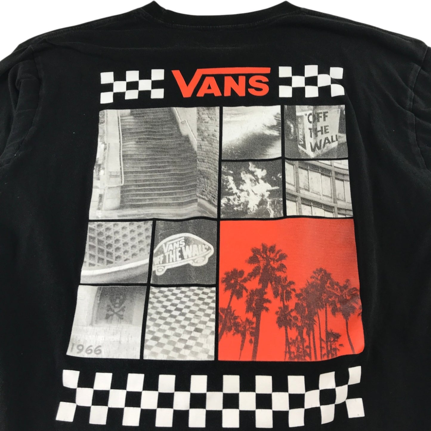 Vans size M black long sleeve cotton t-shirt