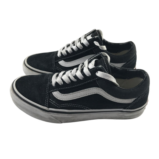 Vans size UK 3 black trainers