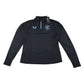 Castore Rangers FC Pro Players Womens 1/4 Zip Training Top Black With Light Blue Logo