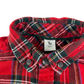 Tu Shirt 7-8 Years Red Tartan Check Long Sleeve Cotton