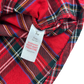 Tu Shirt 7-8 Years Red Tartan Check Long Sleeve Cotton