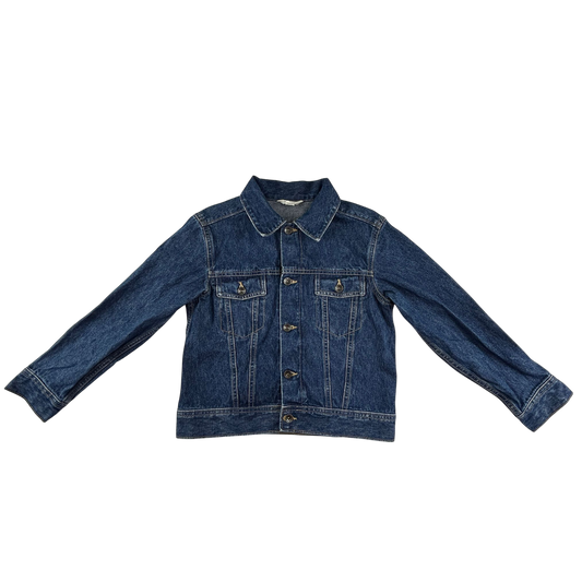 Lands End Denim Jacket 7-8 Years Blue Cotton