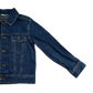 Lands End Denim Jacket 7-8 Years Blue Cotton