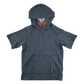 GAP Hoodie 7-8 Years Grey Short Sleeve