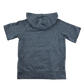 GAP Hoodie 7-8 Years Grey Short Sleeve