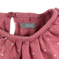 Next Jumper 5-6 Years Pink Polka Dot Pattern Ruffle Neck Cotton
