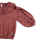 Next Jumper 5-6 Years Pink Polka Dot Pattern Ruffle Neck Cotton