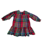 Nutmeg Dress 5-6 Years Multicolour Tartan Check Cotton