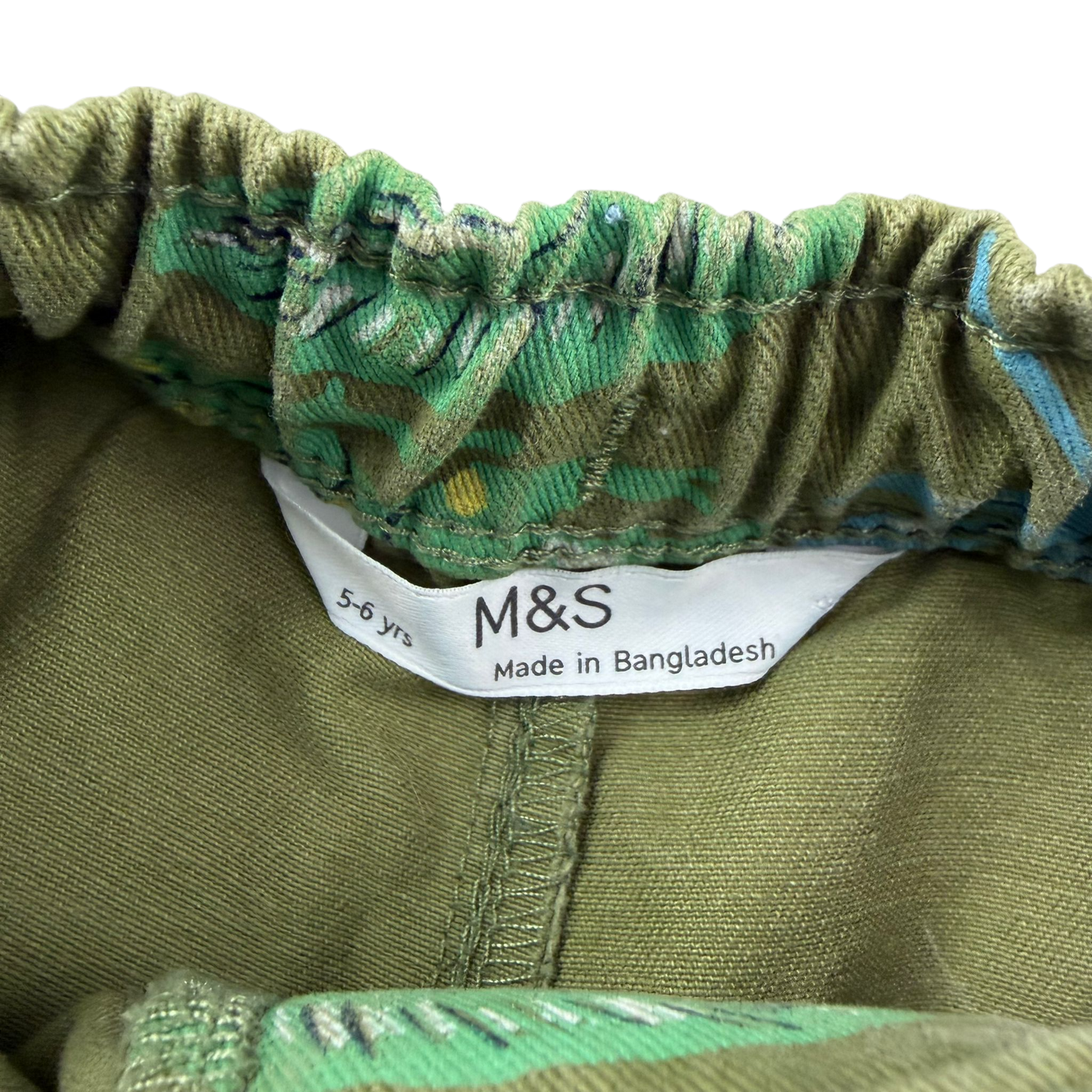 5-6 years green grey shorts bundle