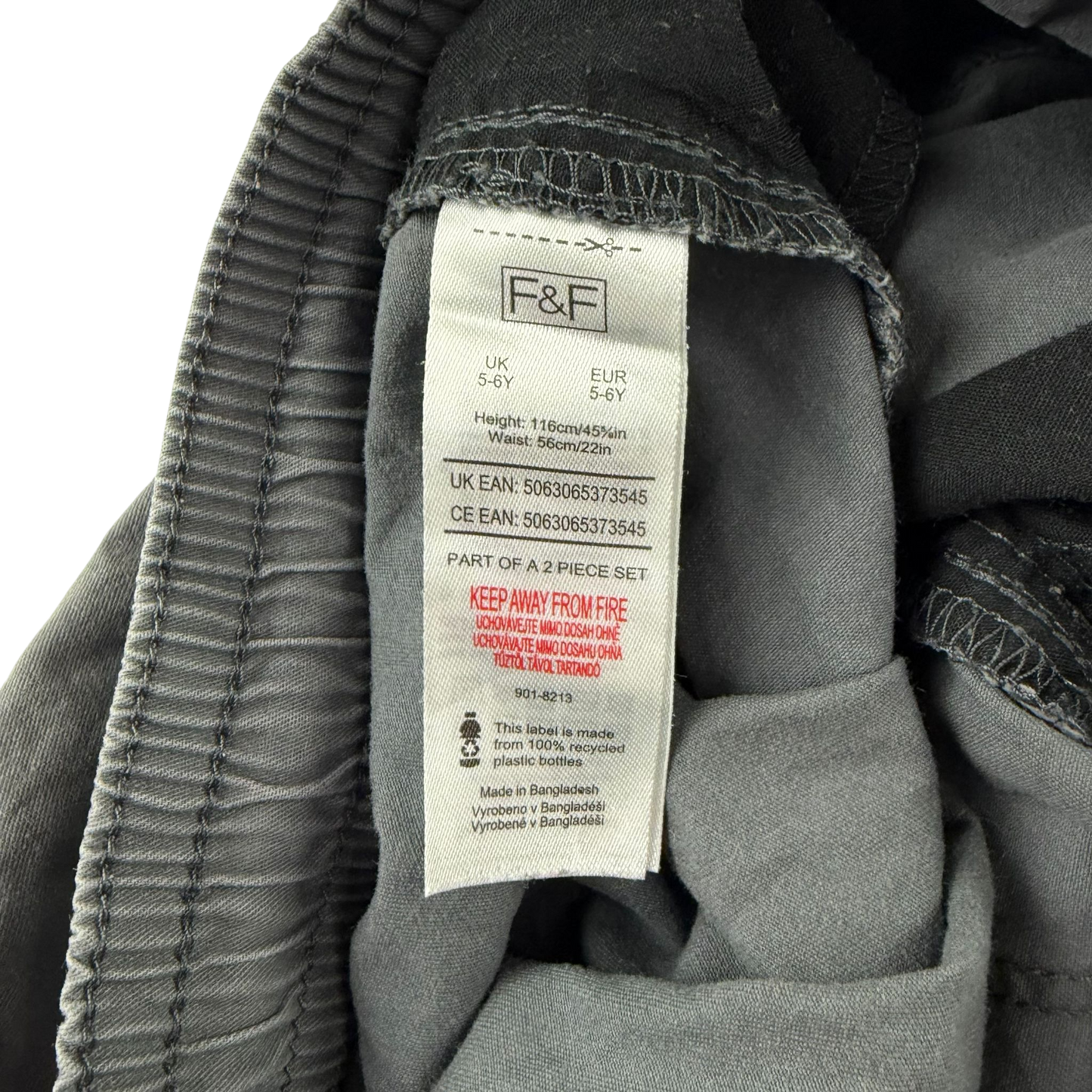 5-6 years green grey shorts bundle