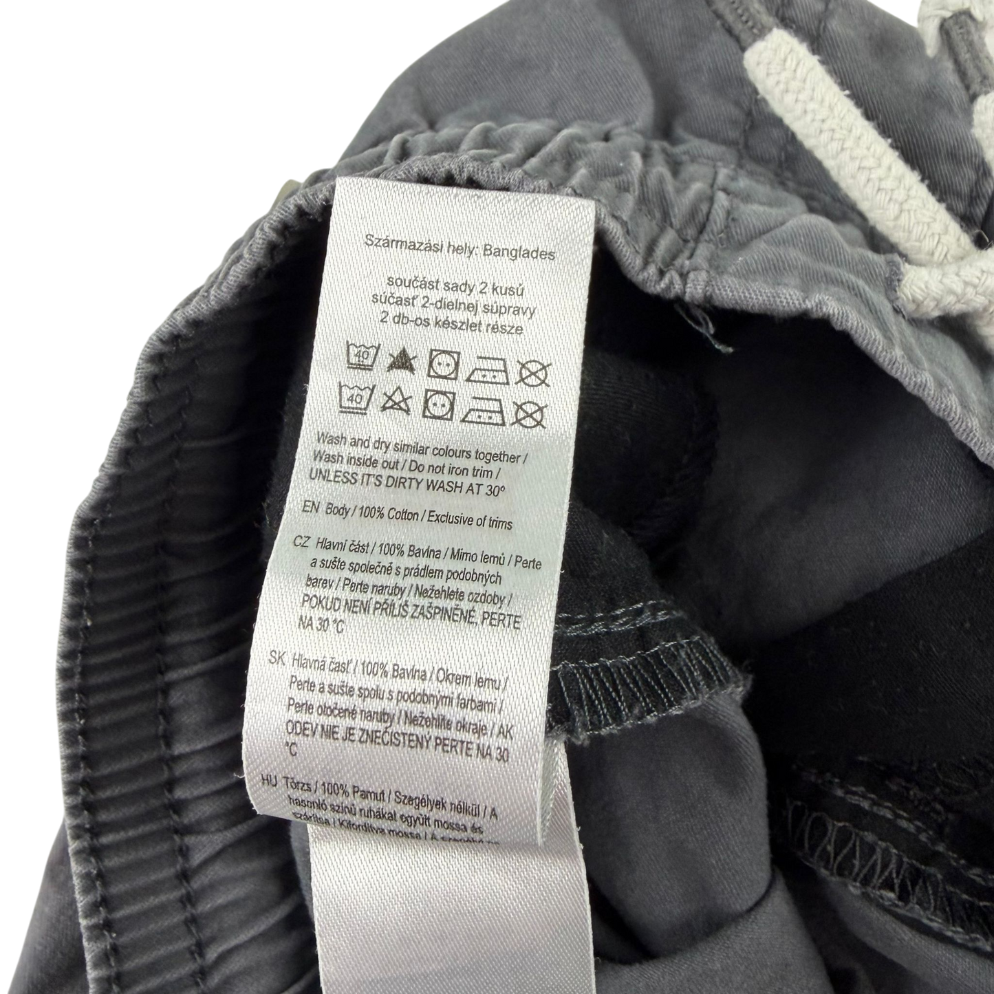 5-6 years green grey shorts bundle