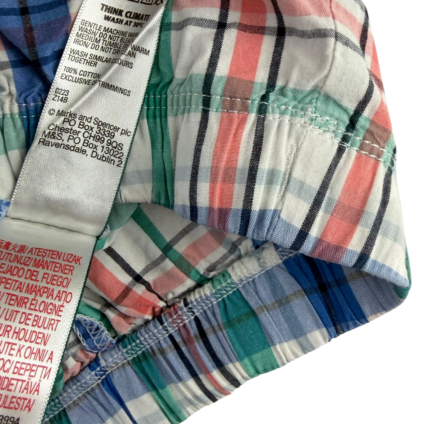 5-6 years orange check shorts bundle