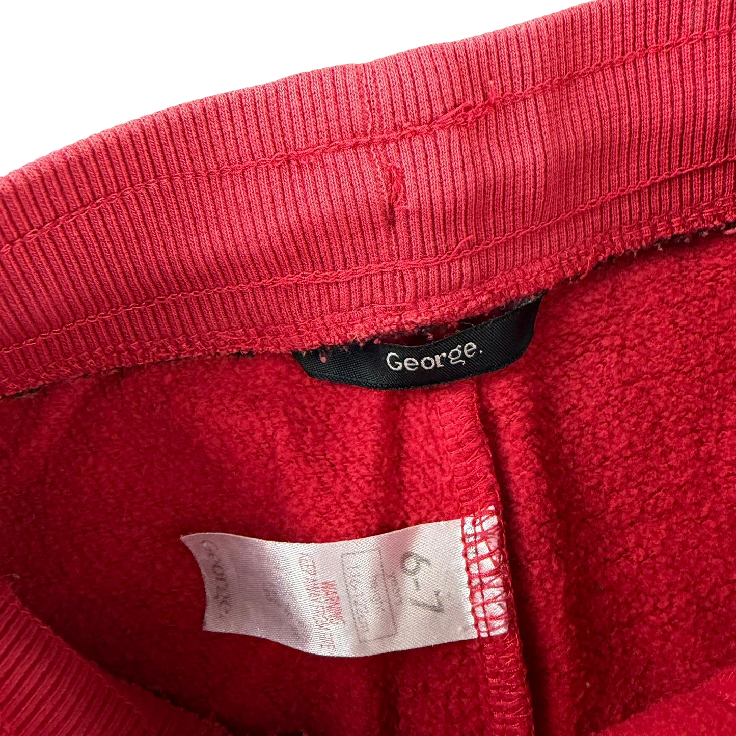 George 6-7 years red shorts
