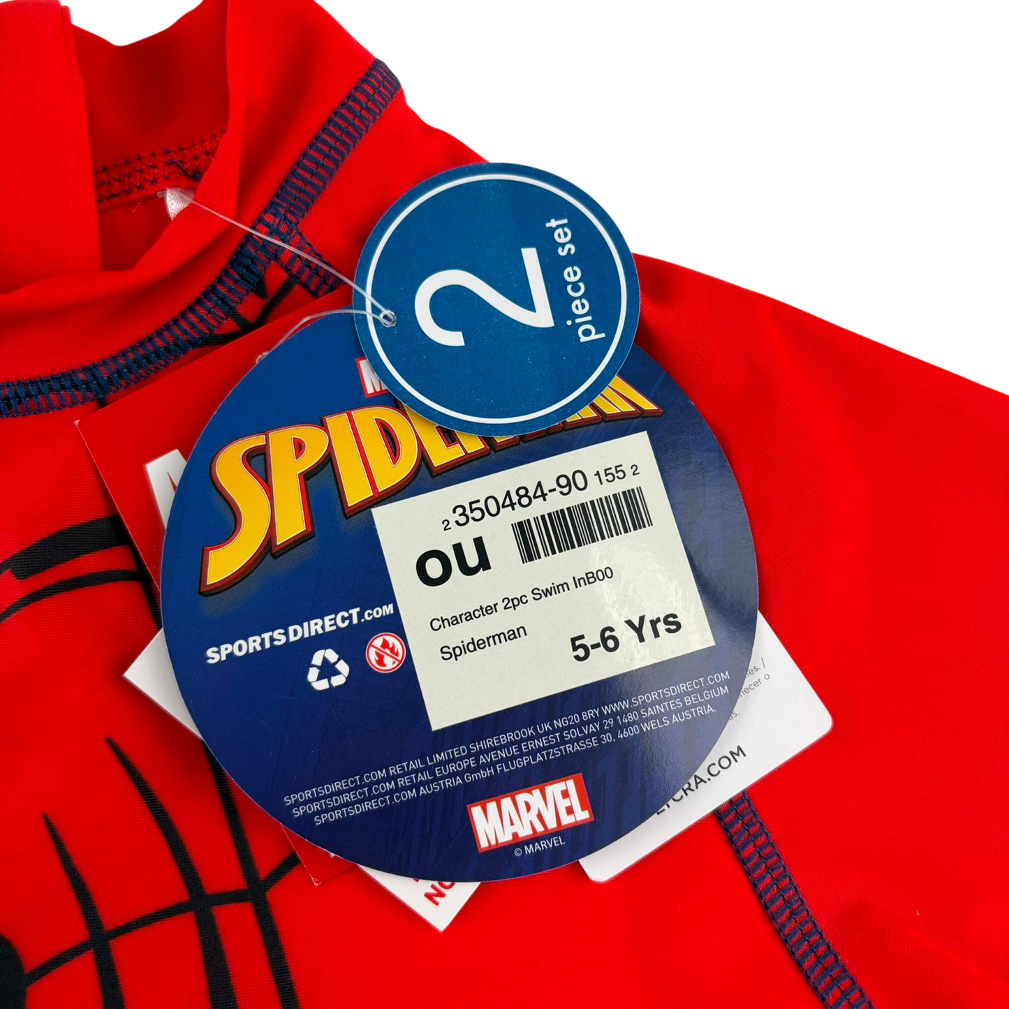 Sports Direct 5-6 years red swimwear
