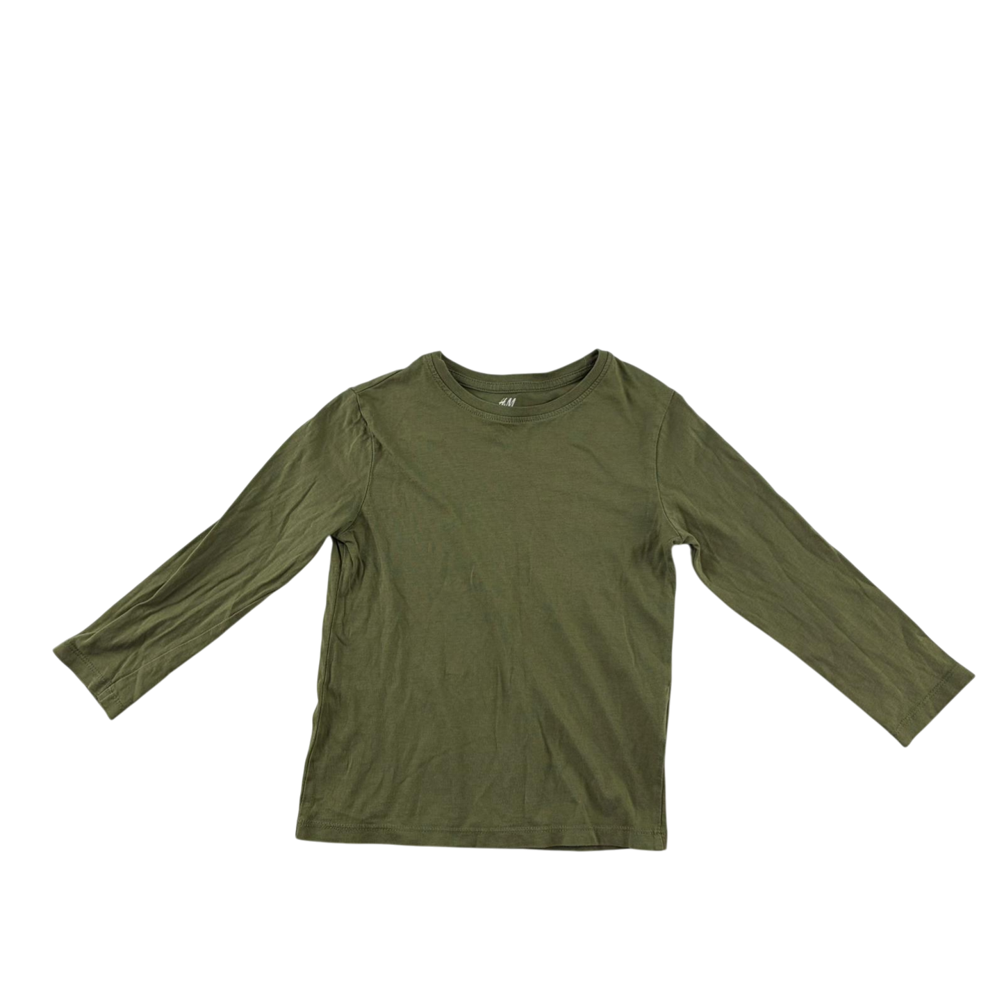 H&M 4-6 years green t-shirt