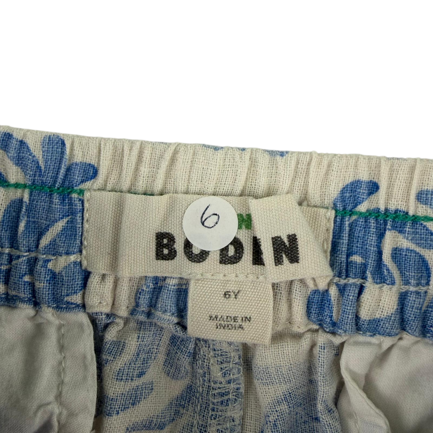Boden 6 years cream shorts
