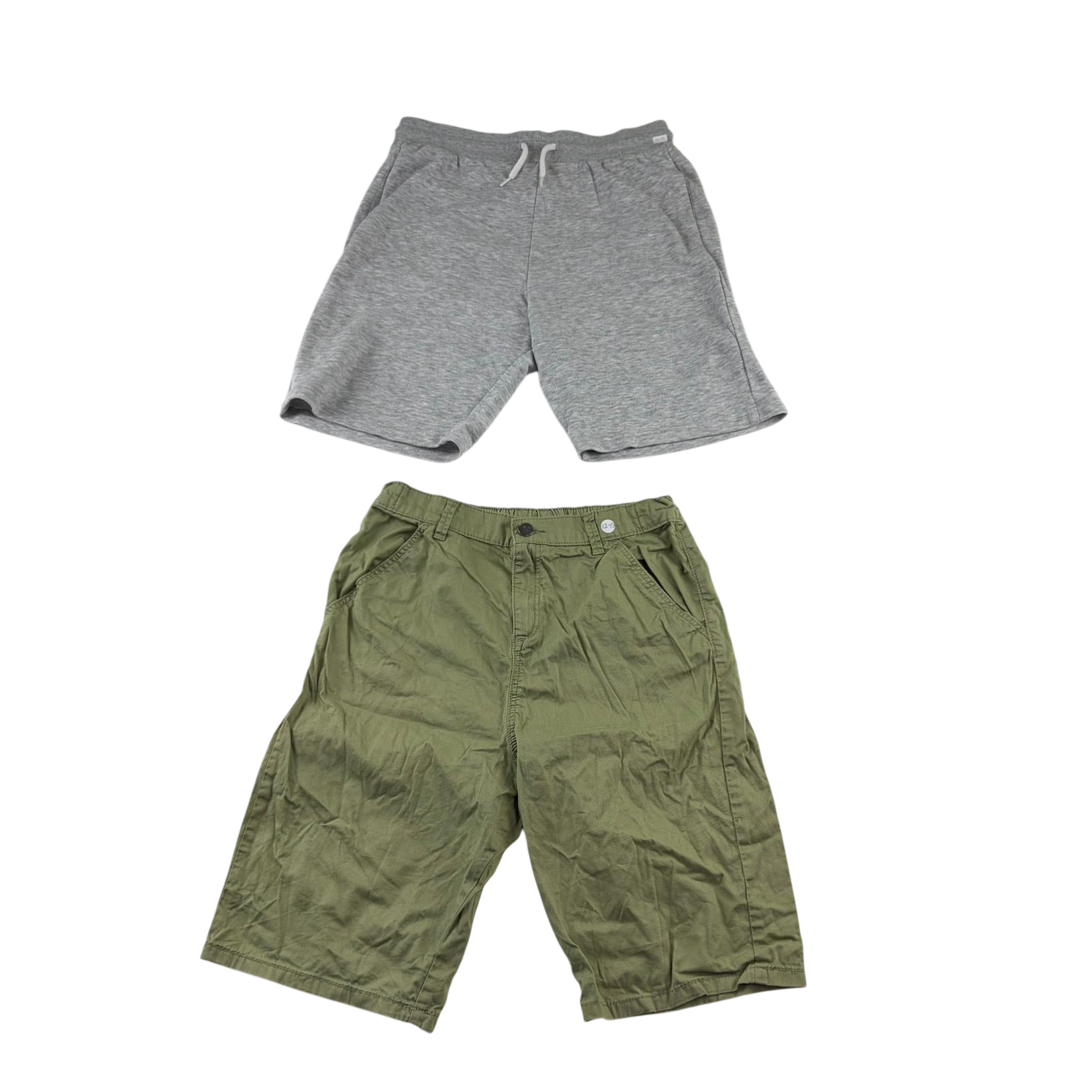 12-13 years green grey shorts bundle