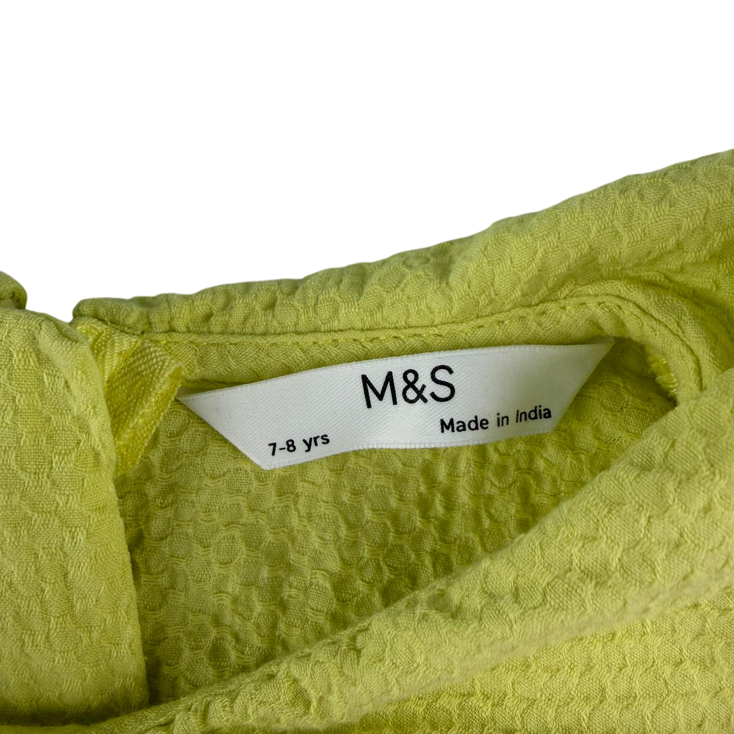 M&S 7-8 years yellow dress