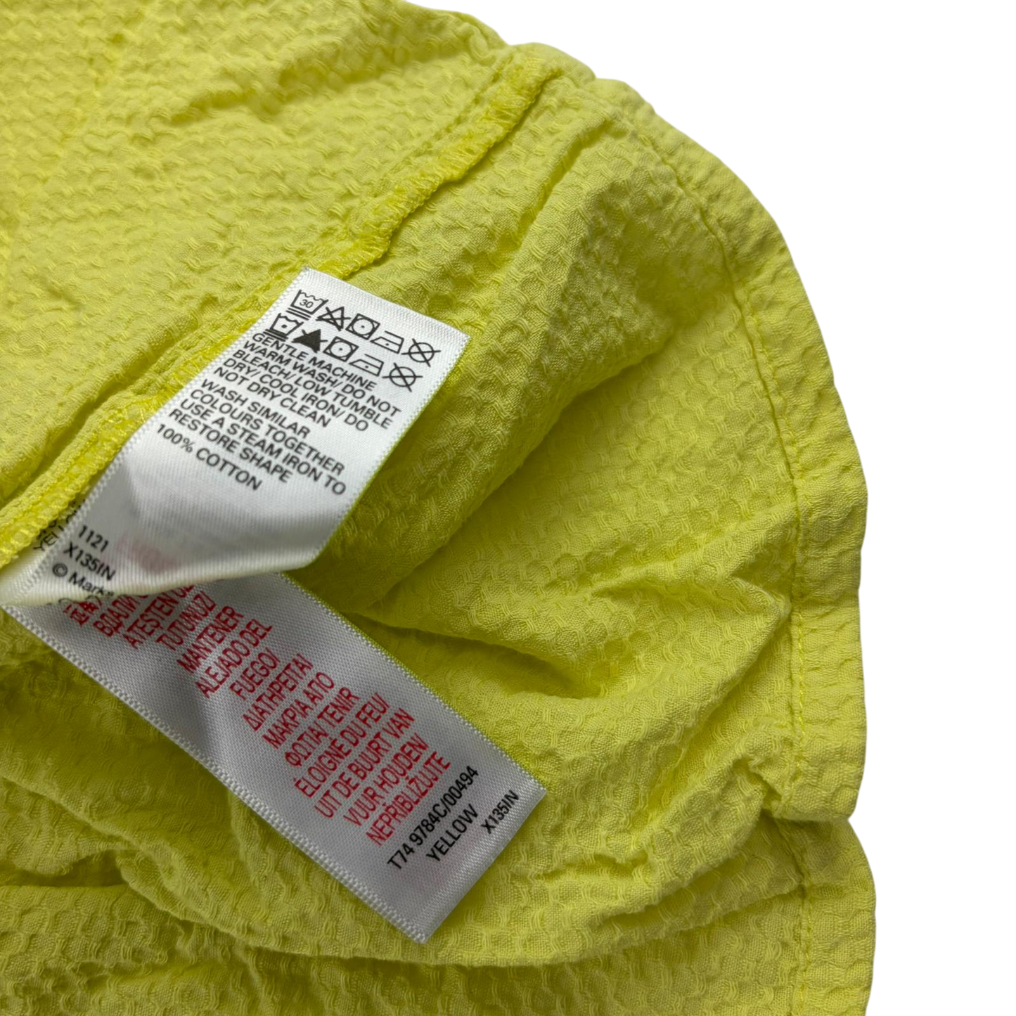 M&S 7-8 years yellow dress
