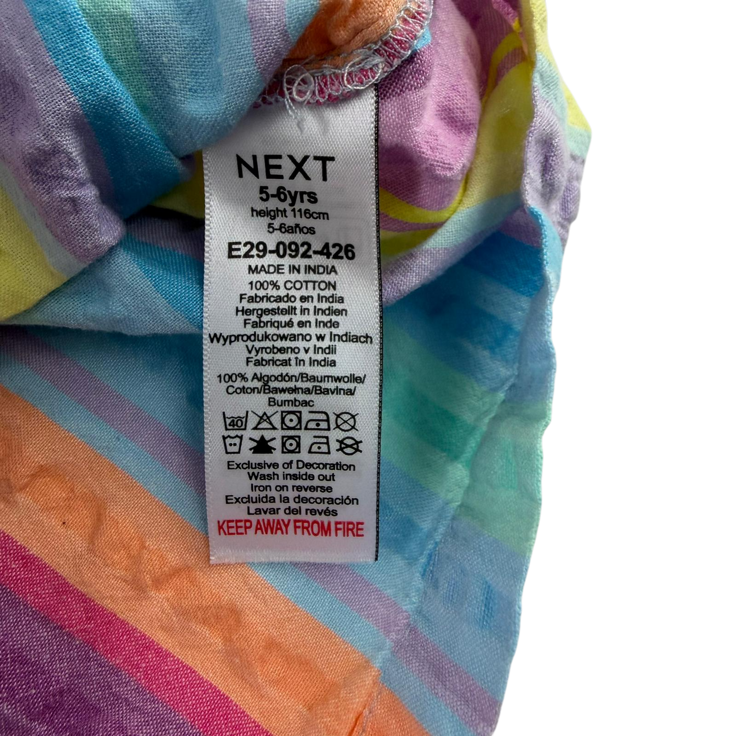 Next 5-6 years multicolour jumpsuit