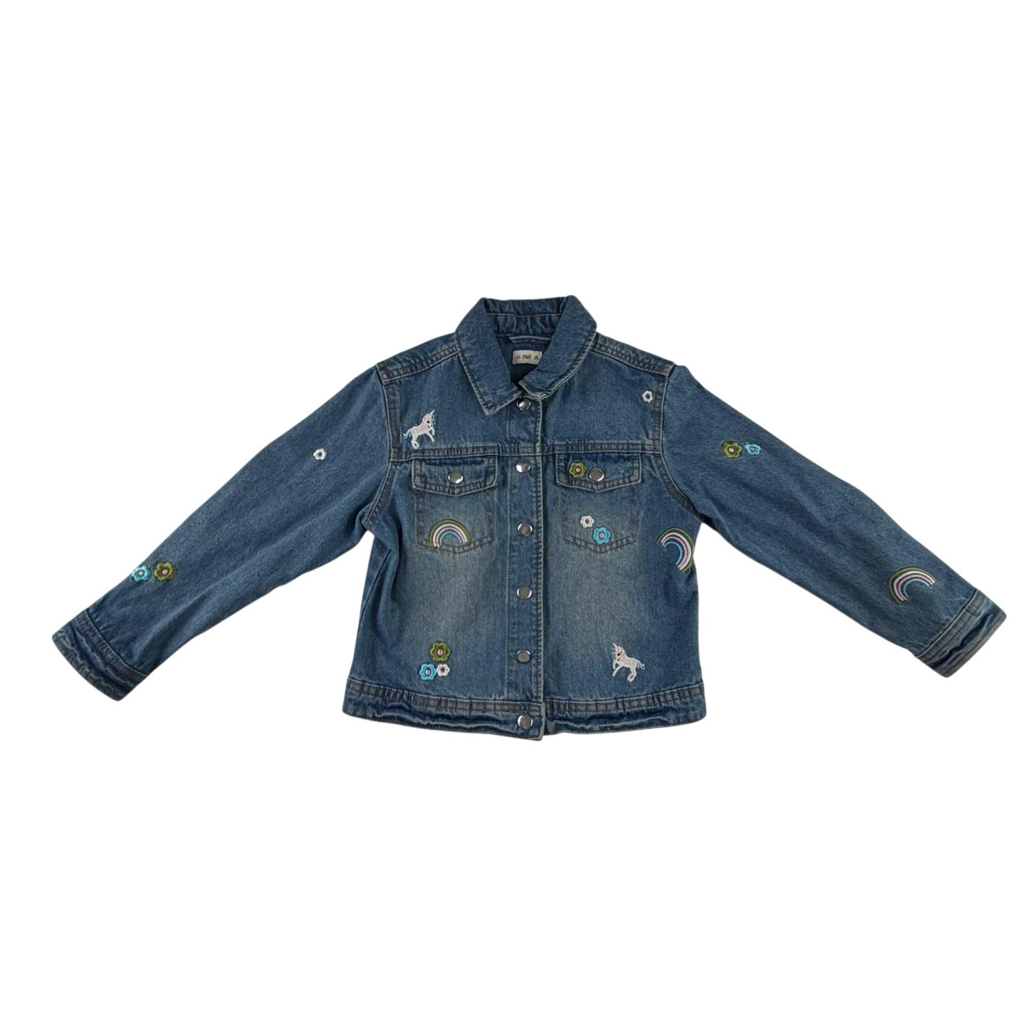 F&F 6-7 years blue denim jacket