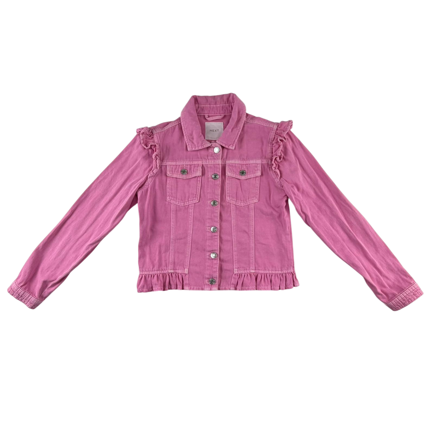 Next 13 years pink denim jacket