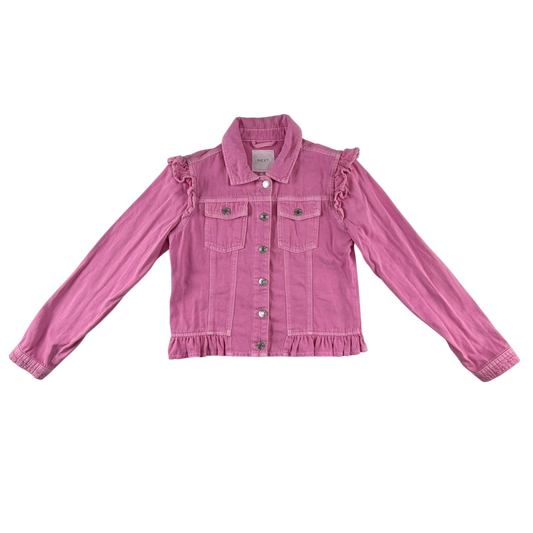 Next 13 years pink denim jacket