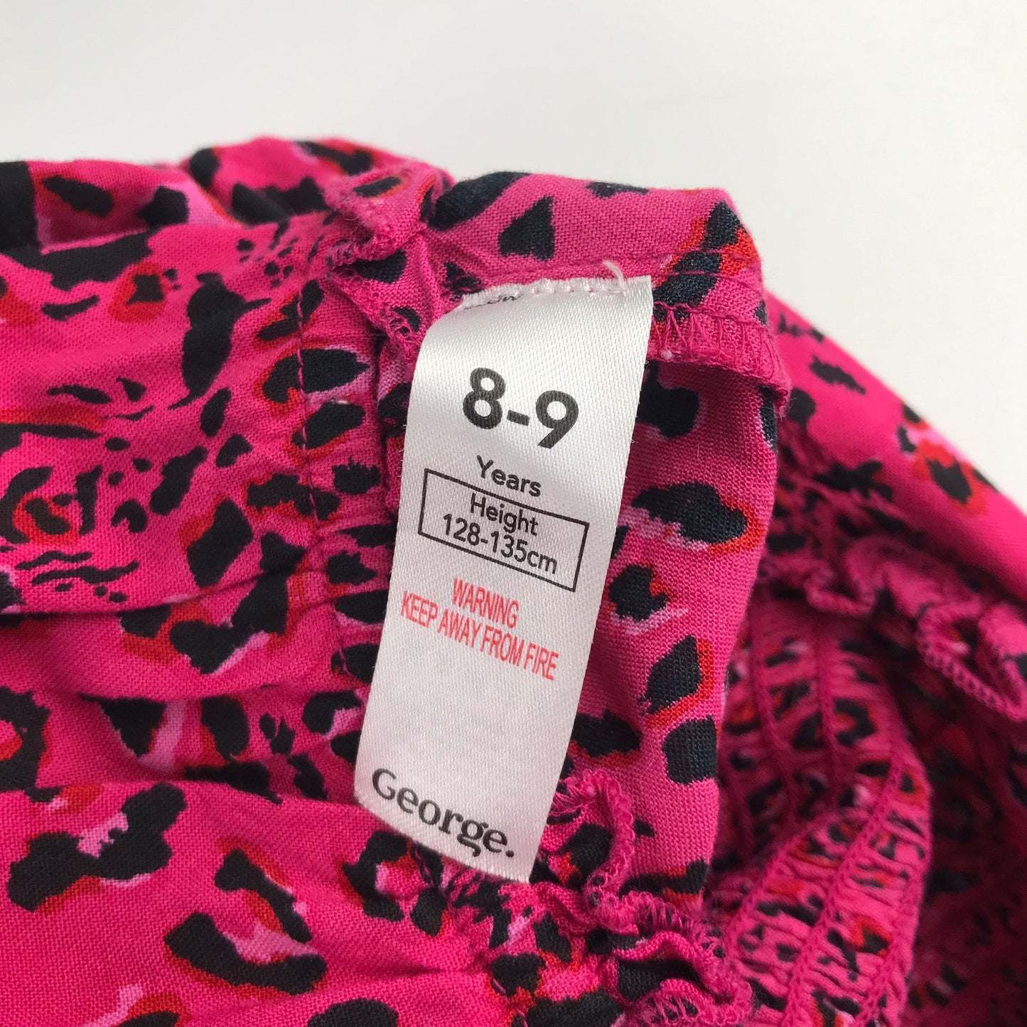 George 8-9 years animal print jumpsuit