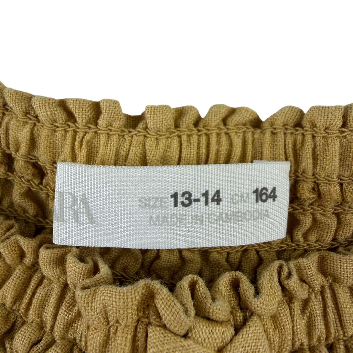 Zara 13-14 years yellow skirt