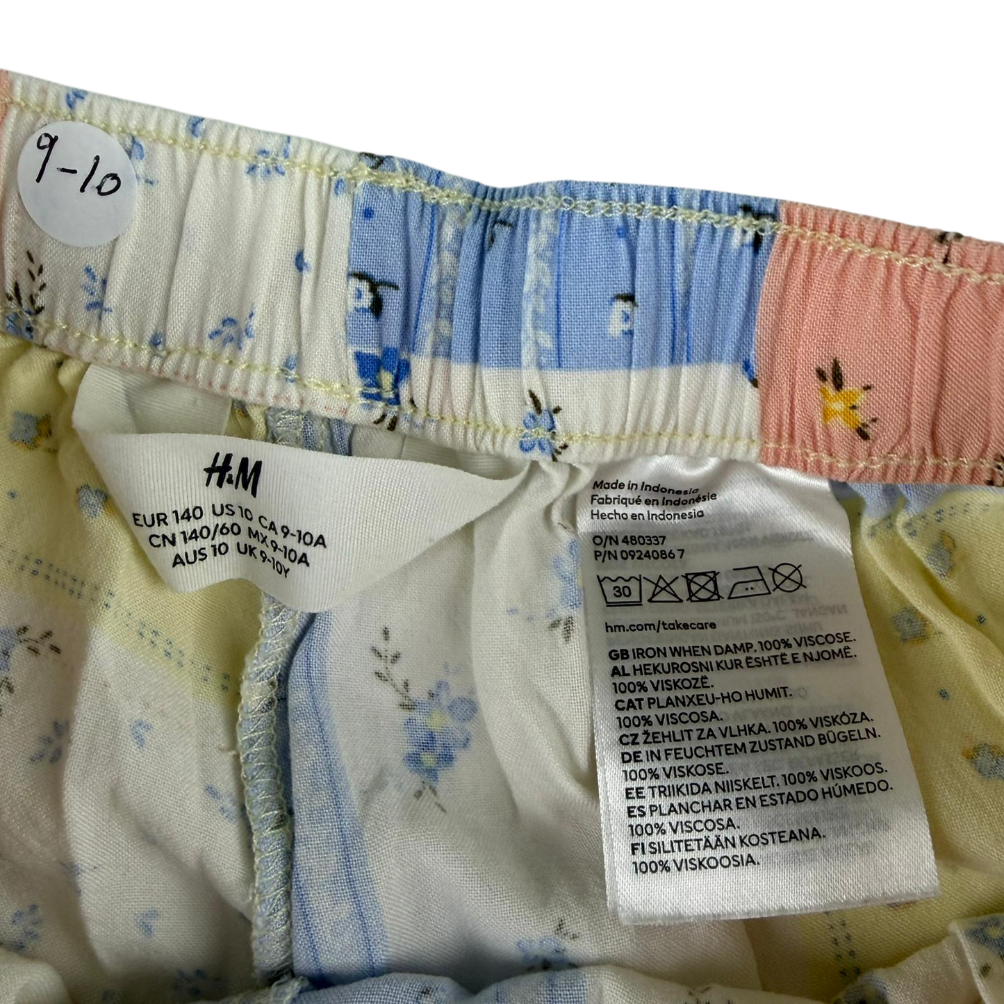 H&M 9-10 years multicolour trousers