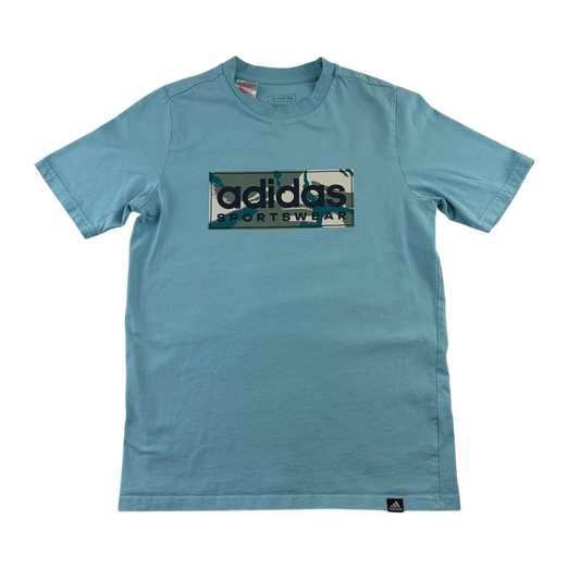 Adidas 13-14 years blue t-shirt