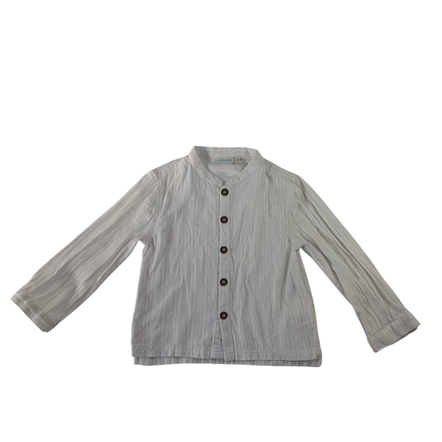 Jojo Maman Bebe 4-5 years white shirt