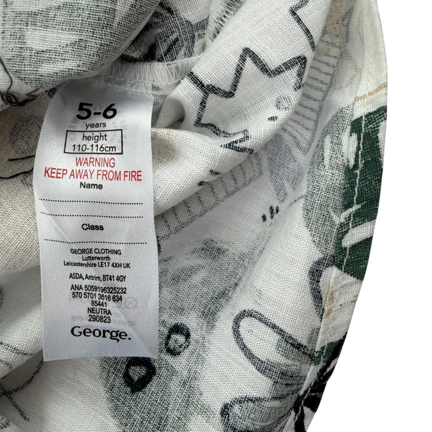 George 5-6 years beige shirt