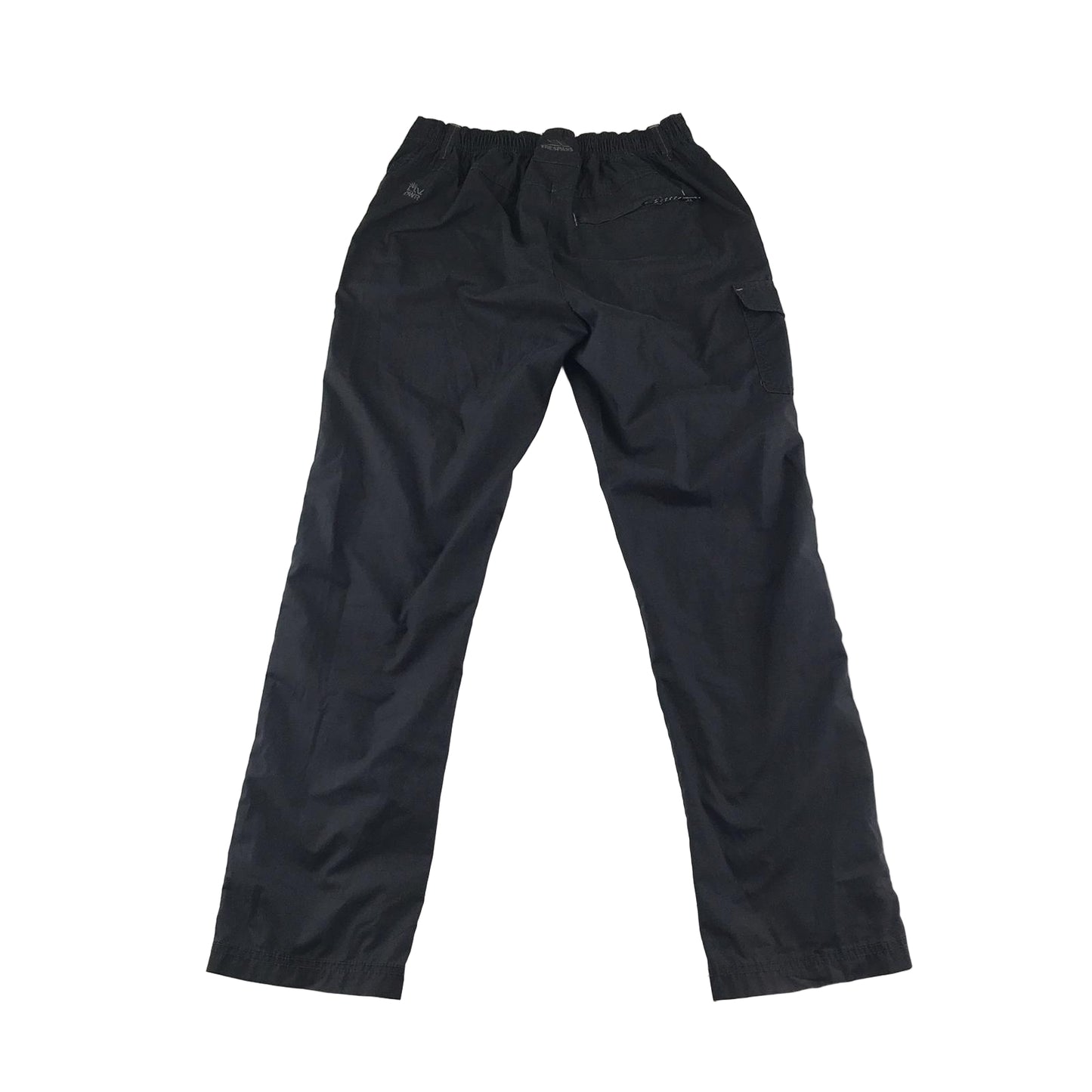 Trespass trousers UK 10 black outdoors womens pink embroidery