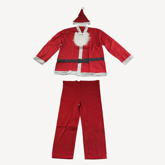 Running Imp Costume Adult One Size Red White Santa Claus Onesie