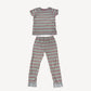 Tu Pyjama Set 6-7 Years Multicolour Stripe Cotton