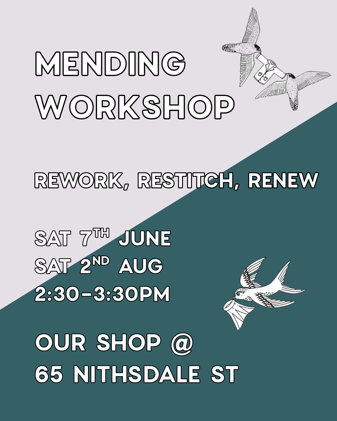 Mending workshop