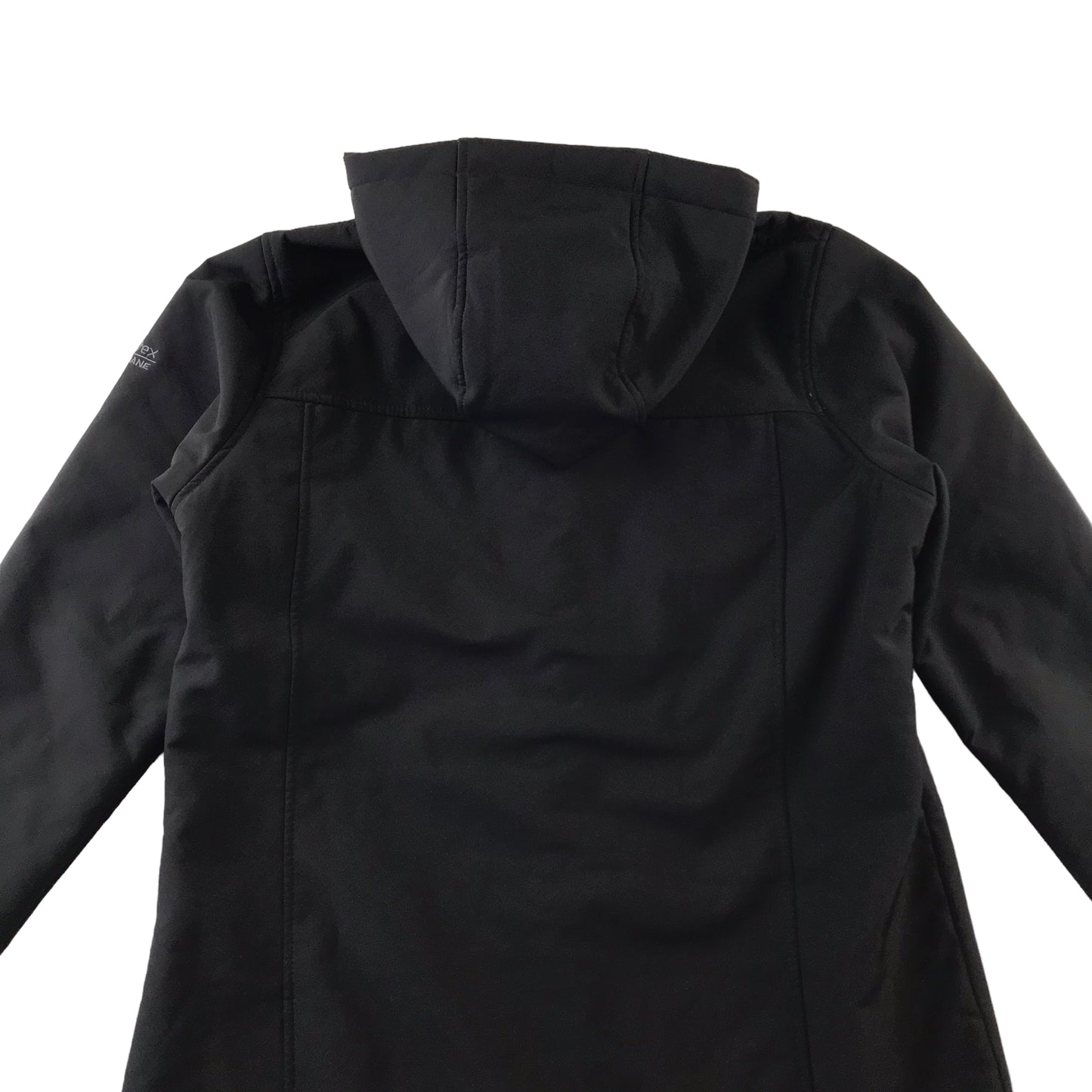 Trespass Jacket Size Women 10 Black Fleece Lined Windbreaker