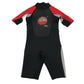 Yello adult size XS black and red wetsuit polyester neoprene