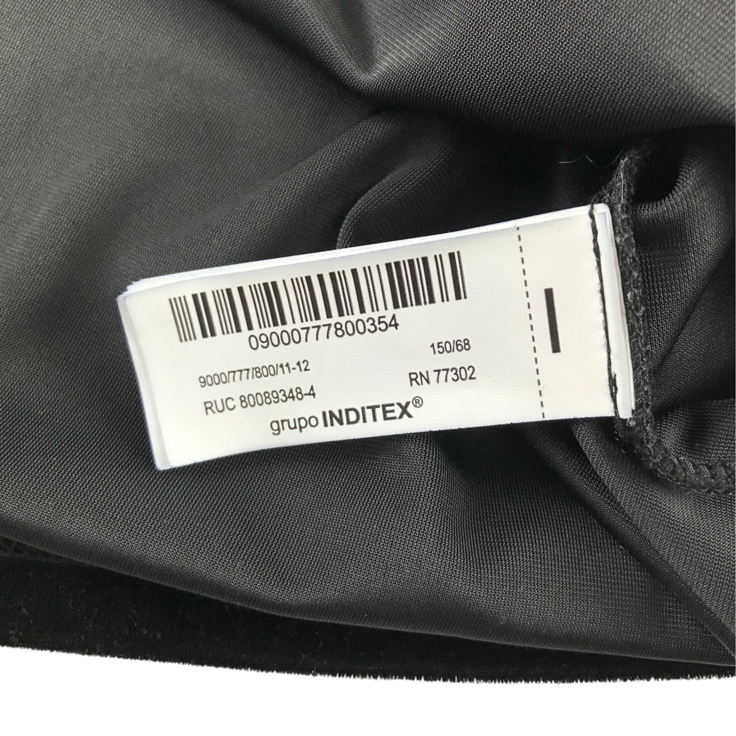 Zara 11-12 years black top polyester elastane