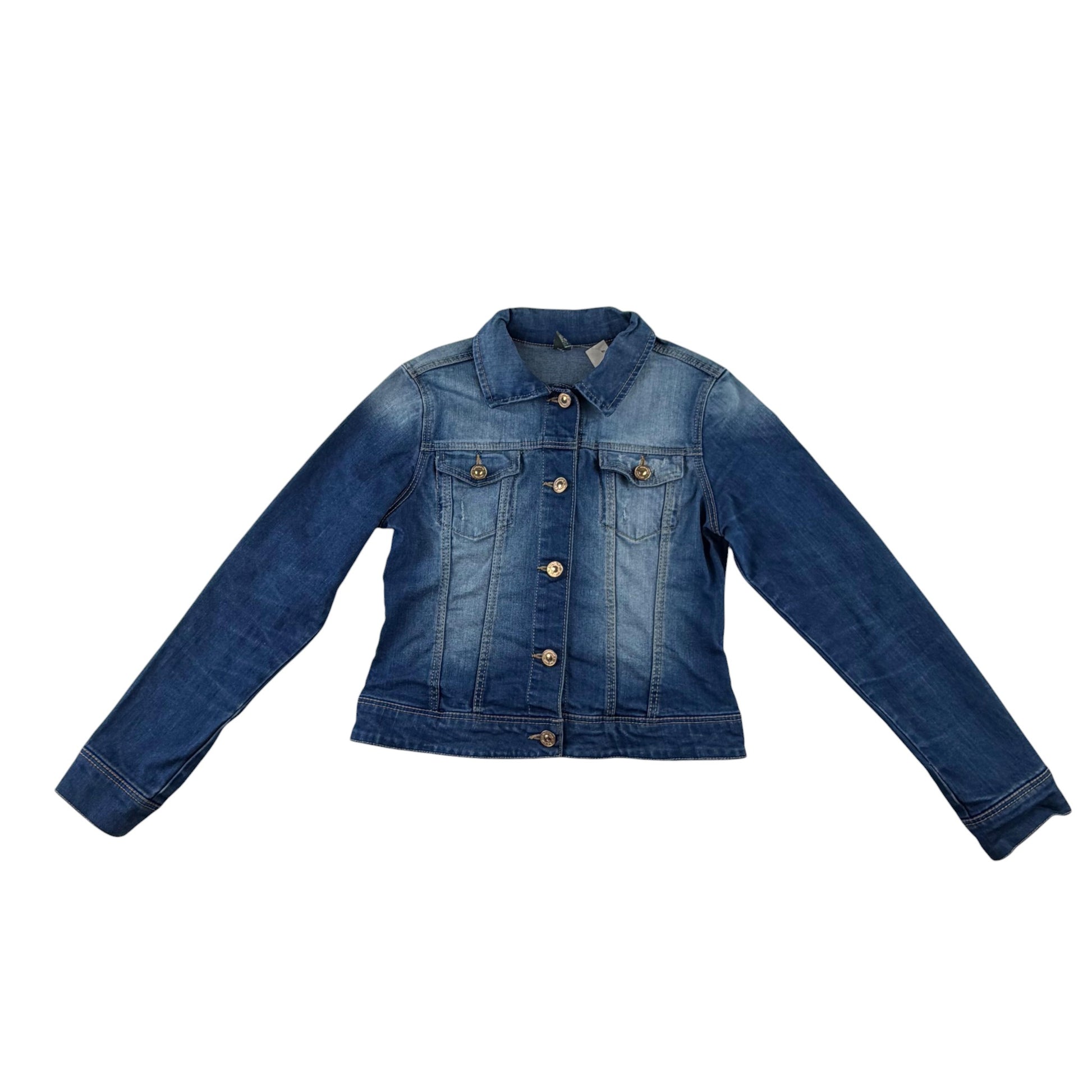 Zara 11-12 years blue denim jacket cotton