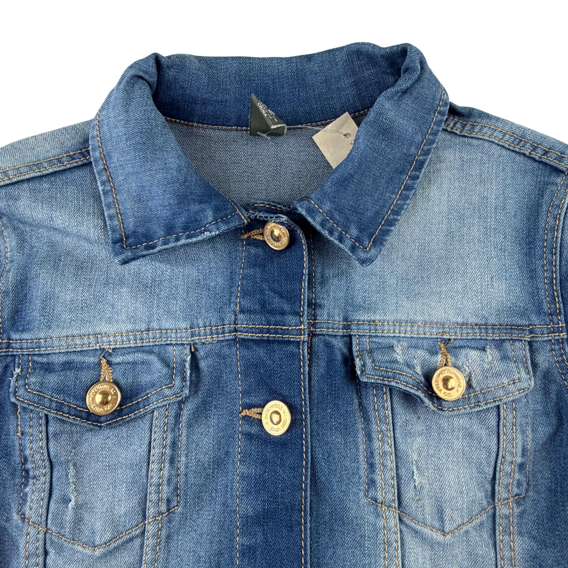 Zara 11-12 years blue denim jacket cotton