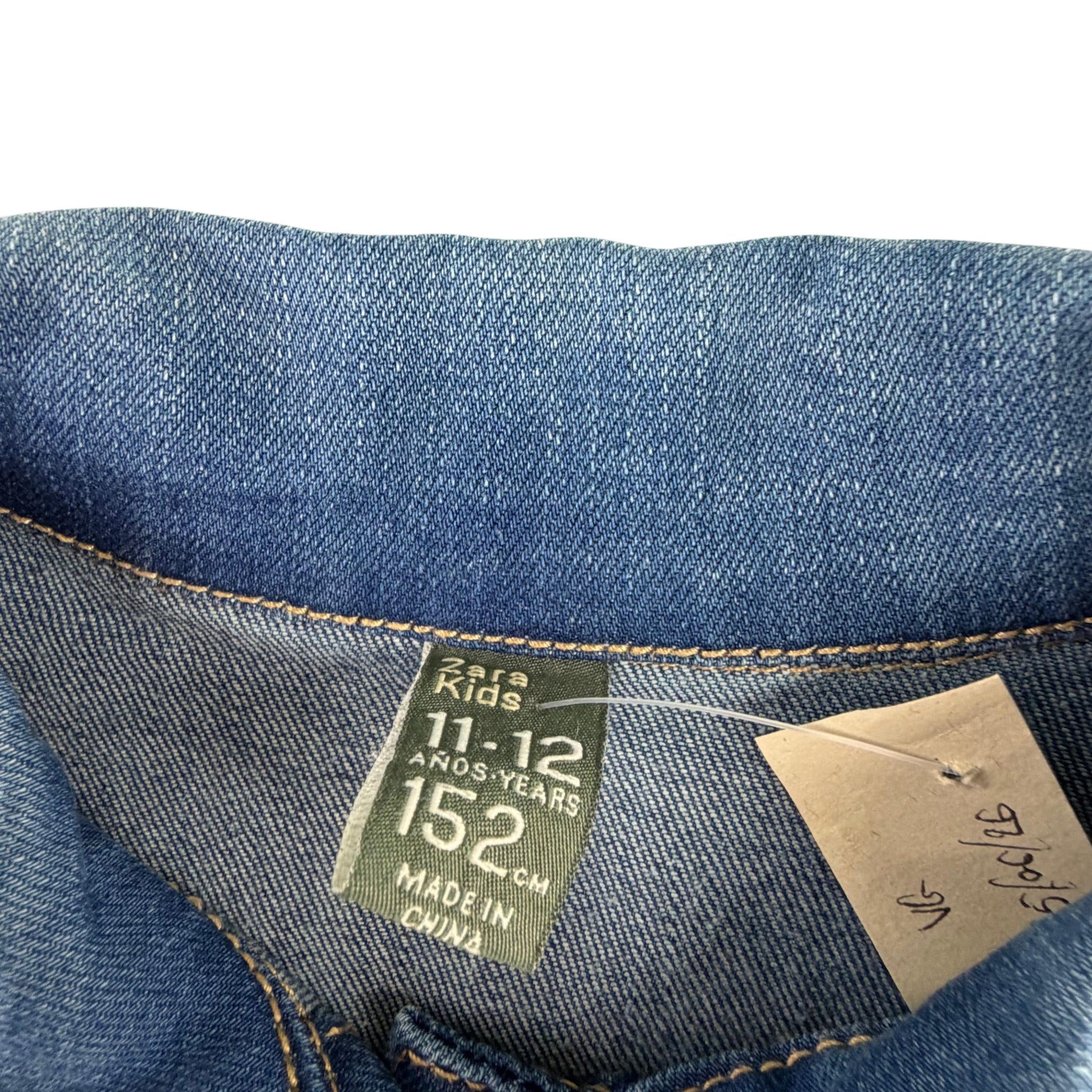 Zara 11-12 years blue denim jacket cotton