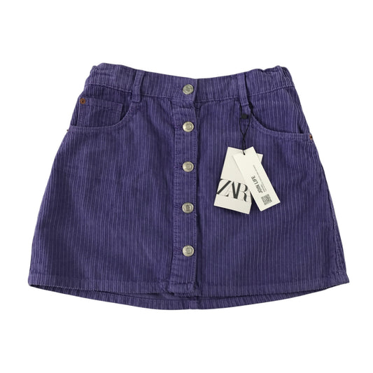 Zara 11-12 years purple corduroy skirt cotton