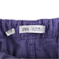 Zara 11-12 years purple corduroy skirt cotton