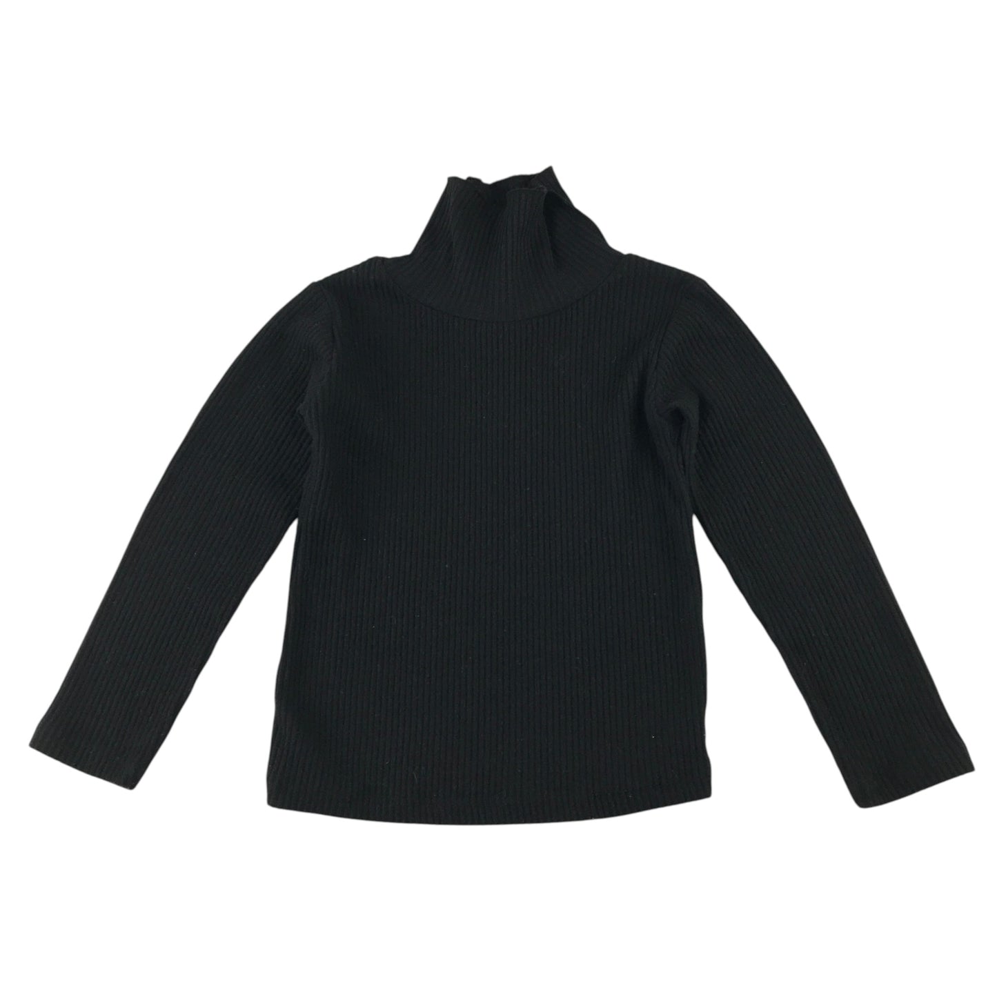Zara 4-5 years black ribbed turtle neck jumper