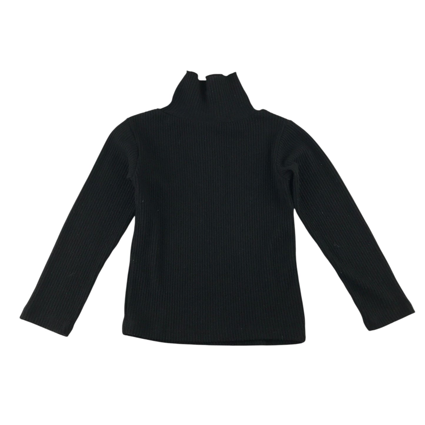 Zara 4-5 years black ribbed turtle neck jumper