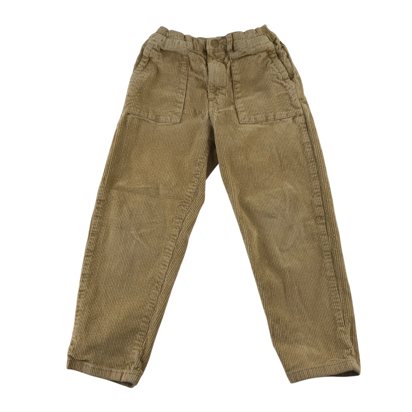 Zara 5-6 years brown corduroy trousers cotton polyester