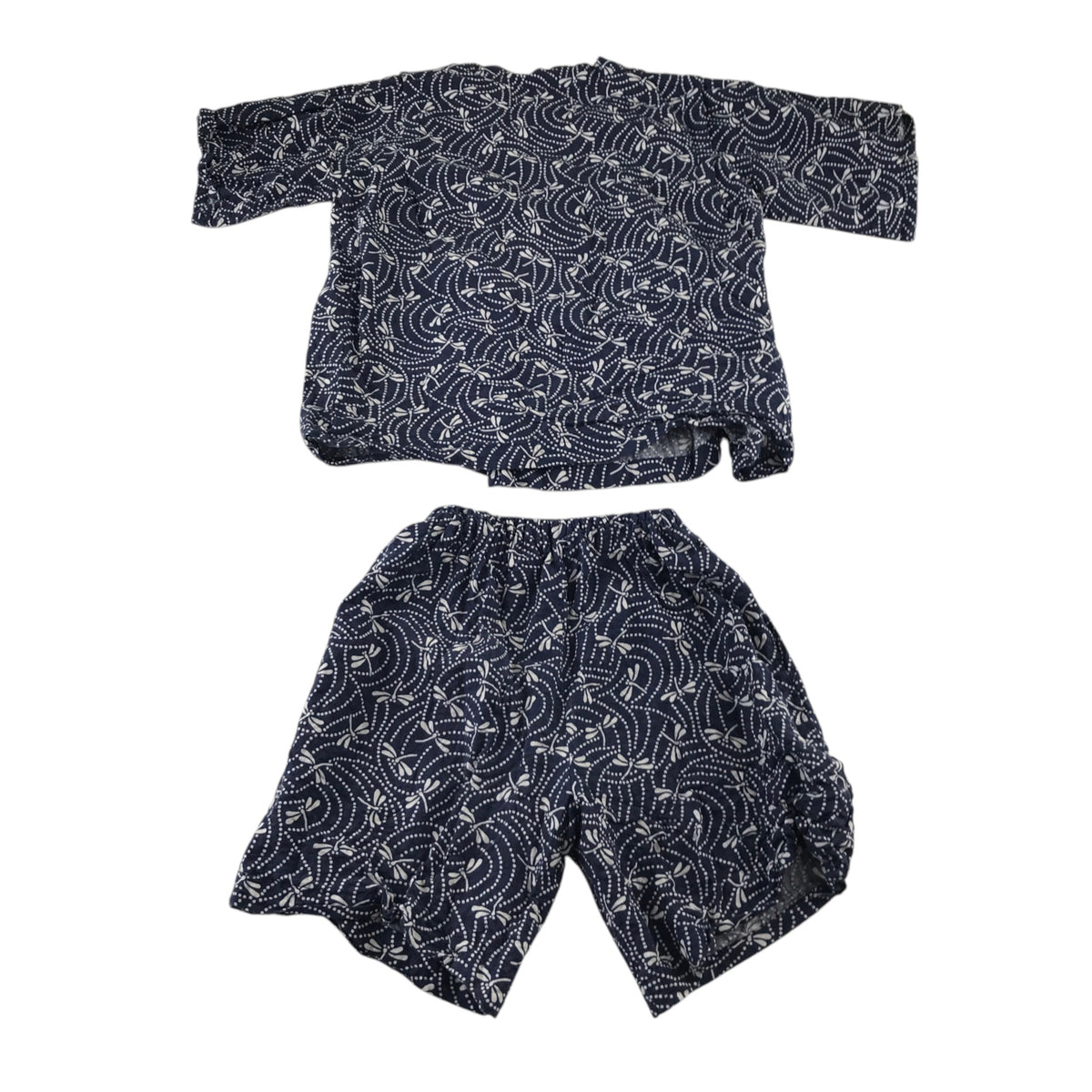 Zara 5-6 years dark blue pyjama set cotton viscose